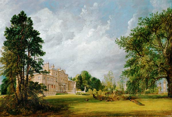 Malvern Hall, Warwickshire od John Constable