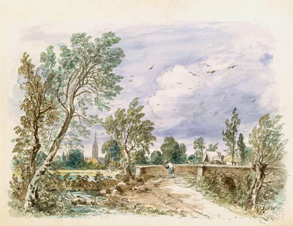Milford Bridge od John Constable