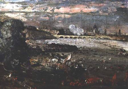 The Opening of Waterloo Bridge od John Constable