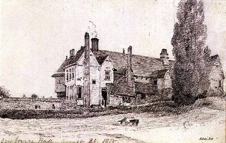 Overbury Hall, Suffolk od John Constable