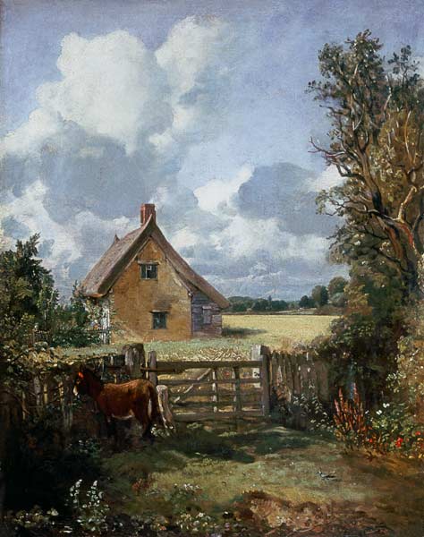 Cottage in a Cornfield od John Constable
