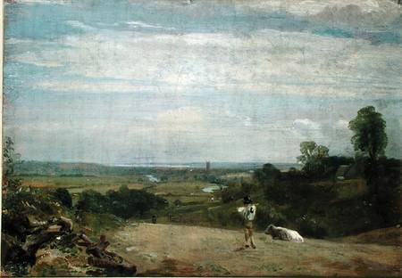 Summer Morning: Dedham from Langham od John Constable