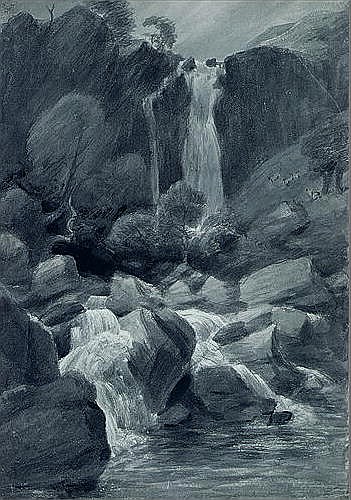 Taylor Ghyll, Sty Head, Borrowdale od John Constable