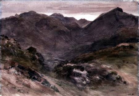 A View of Borrowdale od John Constable