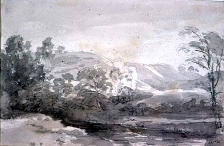 A View in Derbyshire od John Constable
