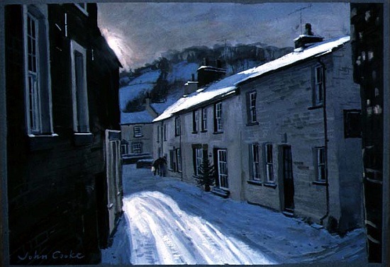 Main Street in Dent od John  Cooke