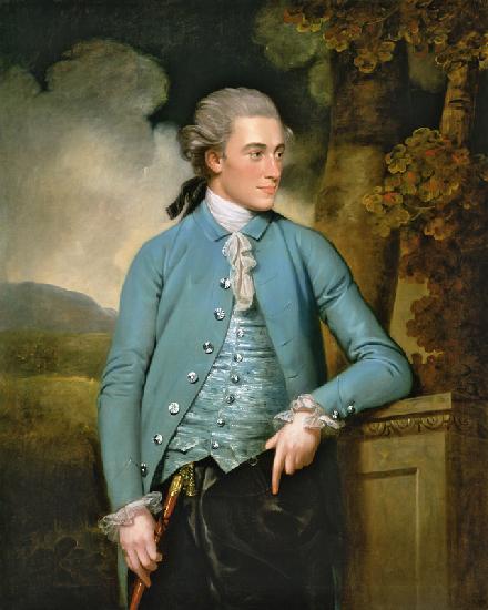 Portrét John Mortlock of Cambridge a Abington Hall, Great Abington, Cambridgeshire