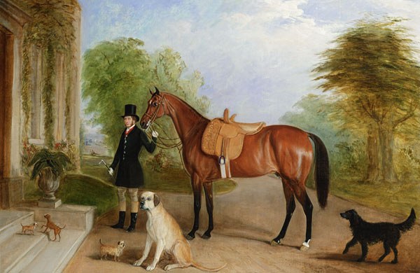 A Groom with a Horse od John E. Ferneley d.J.