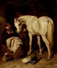 At the stable door od John Frederick Herring d.Ä.