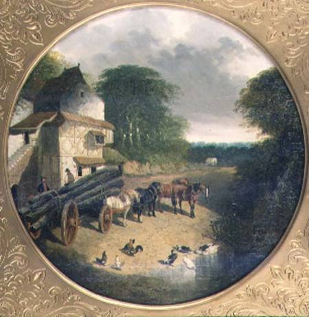 The Timber Wagon od John Frederick Herring d.Ä.