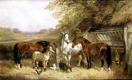 Farm Animals in a Landscape od John Frederick Herring d.J.