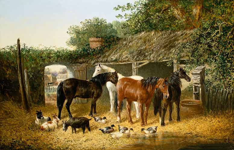 Farmyard Companions od John Frederick Herring d.J.