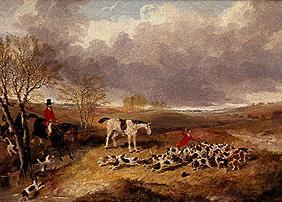 At the end of a dashing hunting in Cambridgeshire