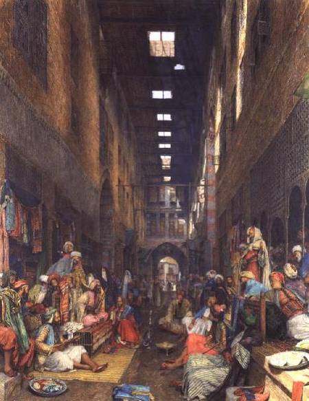 The Cairo Bazaar od John Frederick Lewis