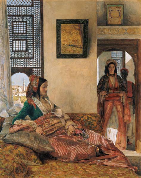 Life in the harem, Cairo od John Frederick Lewis