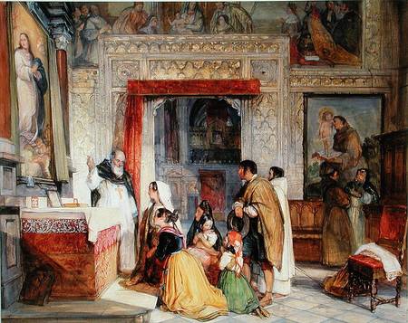 The Sacristy of Toledo Cathedral od John Frederick Lewis