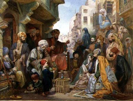 A Street in Cairo od John Frederick Lewis