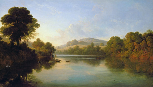 Great Barr, Staffordshire (oil on canvas) od John Glover