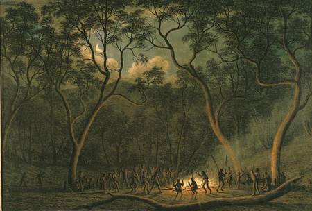 Aboriginal Coroboree in Van Diemen's Land od John Glover