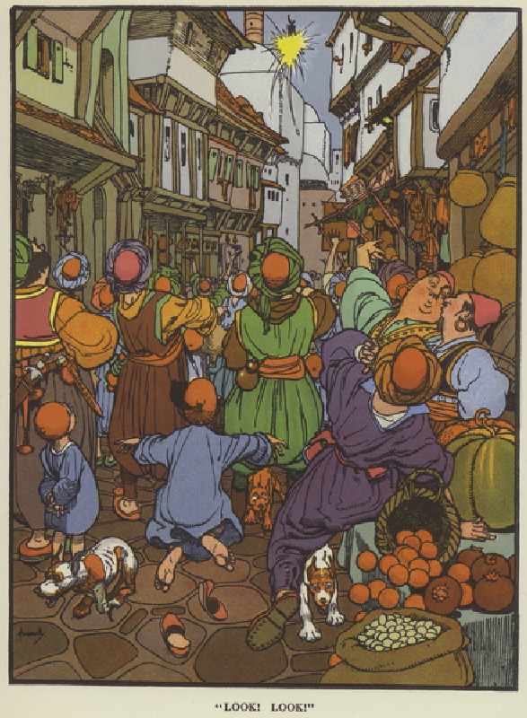 "Look! Look!" (colour litho) od John Hassall