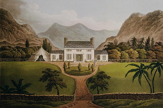 \\Bonaparte''s Mal-Maison at St. Helena\\\, 1821\\"" od John Hassell