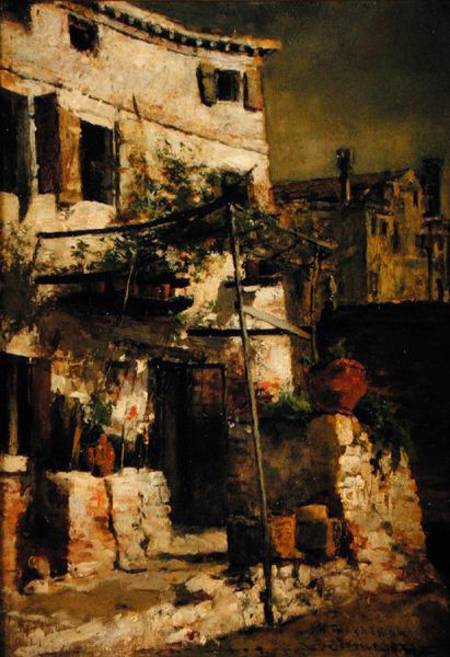 A Venetian Scene od John Henry Twachtman