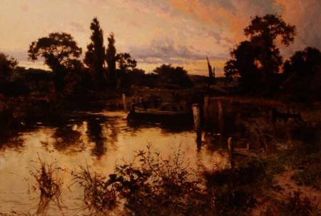 The River at Sunset od John Horace Hooper