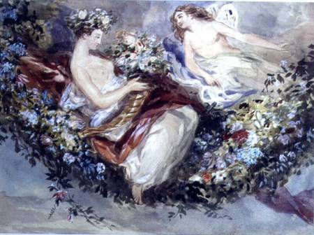 Flora and Zephyr od John James Chalon