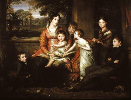 Lady Torrens and Her Family od John Linnell