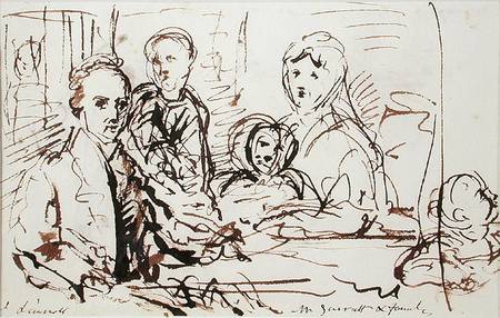 William Albin Garratt and Family od John Linnell