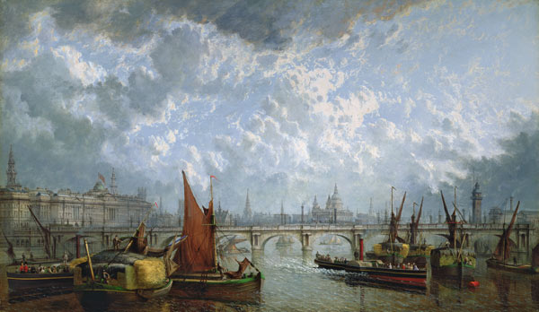 Waterloo Bridge from the River Thames od John MacVicar Anderson