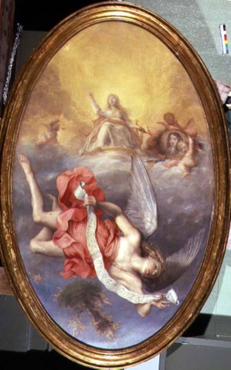 Astraea returns to Earth, panel from the Whitehall Ceiling od John Michael Wright