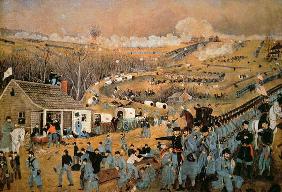 Battle of Fredericksburg, 1862 (colour litho)