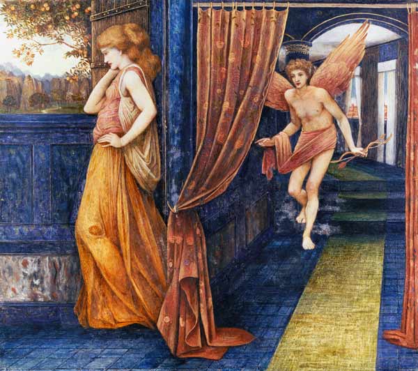 Cupid and Psyche od John Roddam Spencer Stanhope
