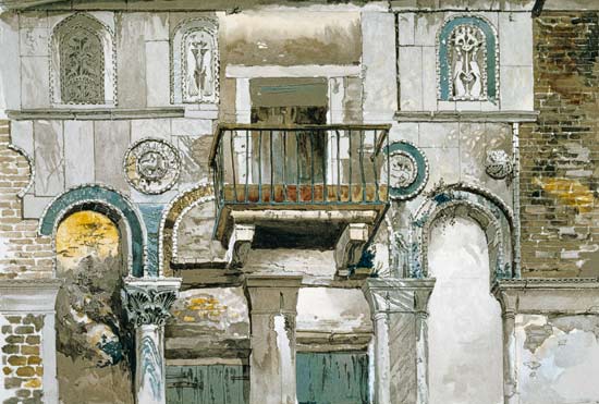 Fondaco dei Turchi, Venice od John Ruskin