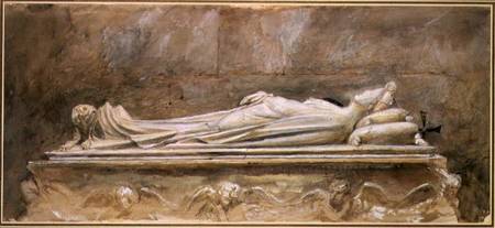 The Tomb of Ilaria del Carretto Guinigi, Lucca Cathedral  on od John Ruskin