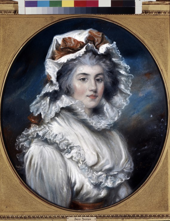 Portrait of a Girl in a Bonnet od John Russell