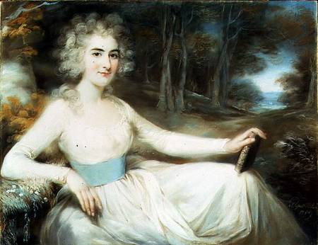 Portrait of Miss Harriet Read od John Russell