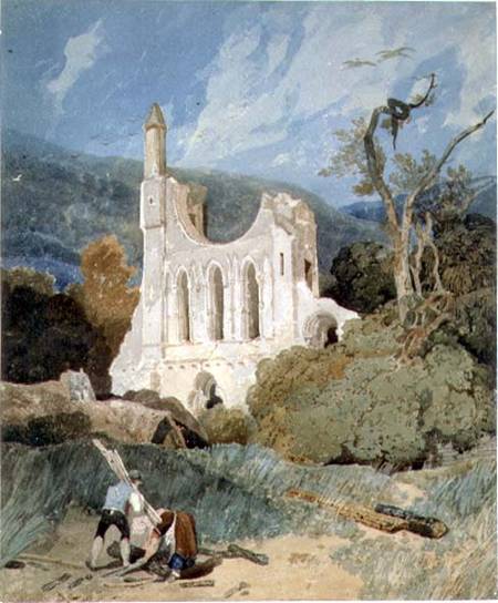 Byland Abbey, Yorkshire od John Sell Cotman