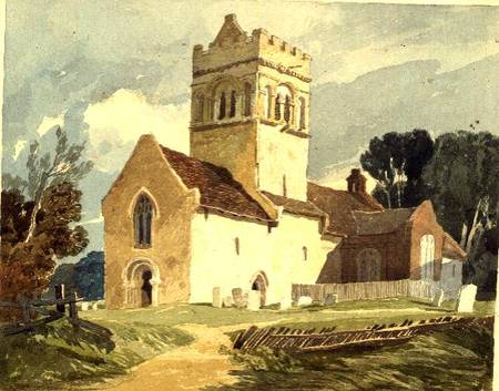 Gillingham Church, Norfolk od John Sell Cotman
