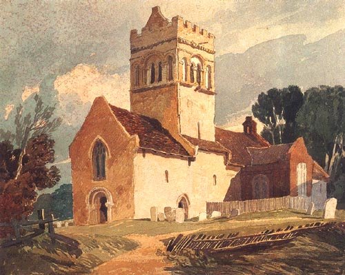 Gillingham church, Norfolk od John Sell Cotman