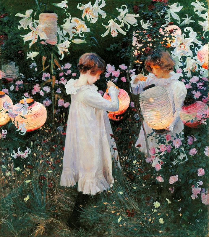 Carnation, Lily, Lily, Rose od John Singer Sargent