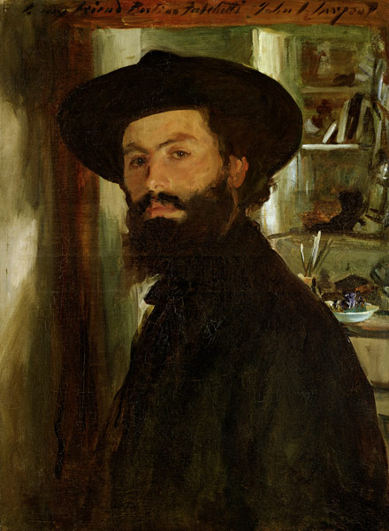 Portrait of the Artist Alberto Falchetti (1878-1951) od John Singer Sargent