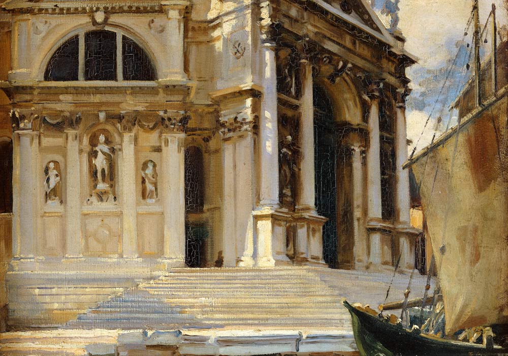 Santa Maria della Salute, Venedig. od John Singer Sargent
