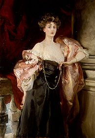 Lady Helen Vincent, Viscountess of Abernon od John Singer Sargent