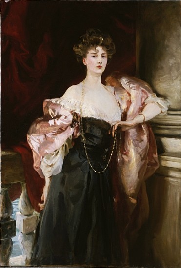 Portrait of Lady Helen Vincent, Viscountess D''Abernon od John Singer Sargent