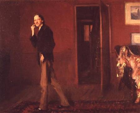 Robert Louis Stevenson and his wife od John Singer Sargent