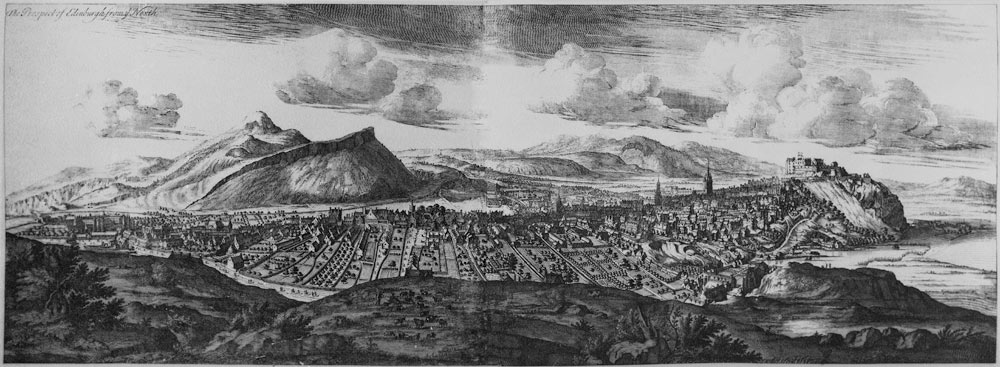 The Prospect of Edinburgh from the North, from ''Theatrum Scotiae'', edition published in 1719 od John Slezer