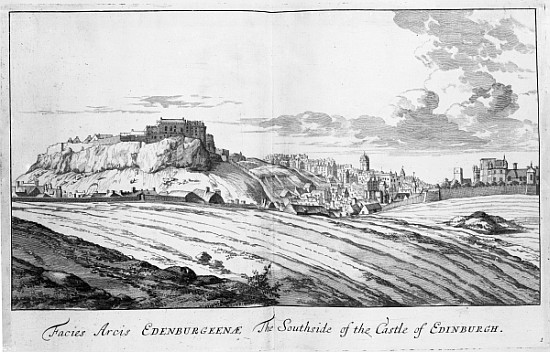 The Southside of the Castle of Edinburgh, from ''Theatrum Scotiae'' John Slezer od John Slezer