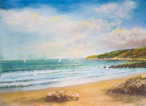 Devon Seascape od Margo Starkey